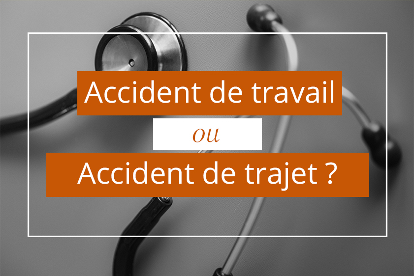 La différence entre un accident de travail et un accident de trajet